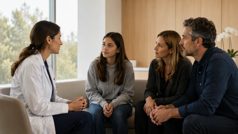 Paciente con médico